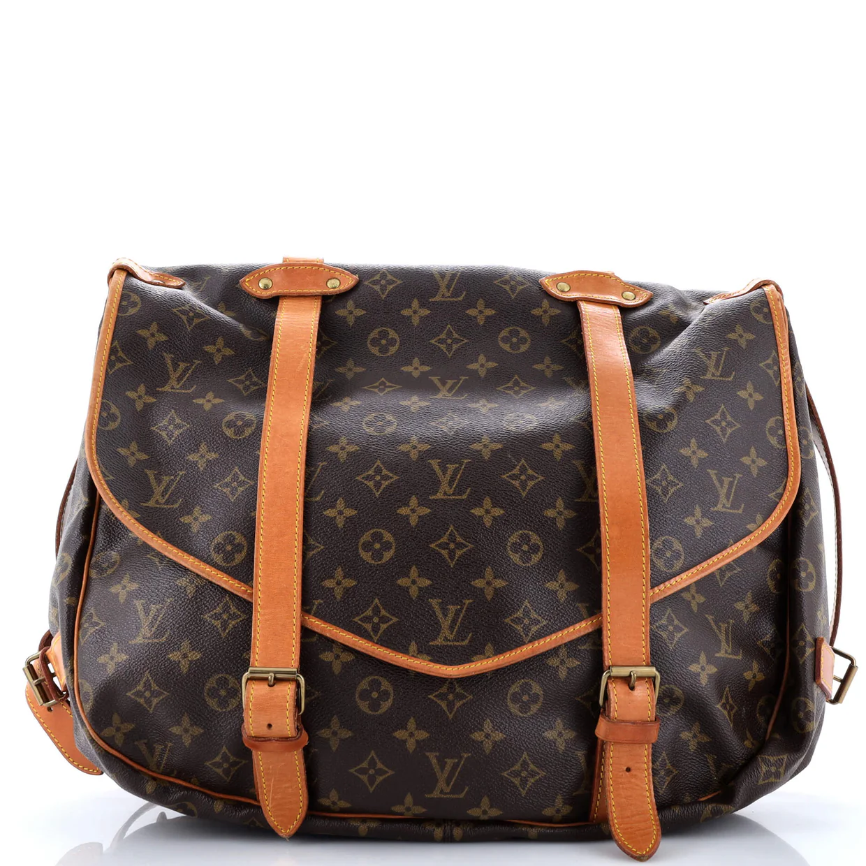 Saumur Handbag Monogram Canvas 43 - Deep Luxury