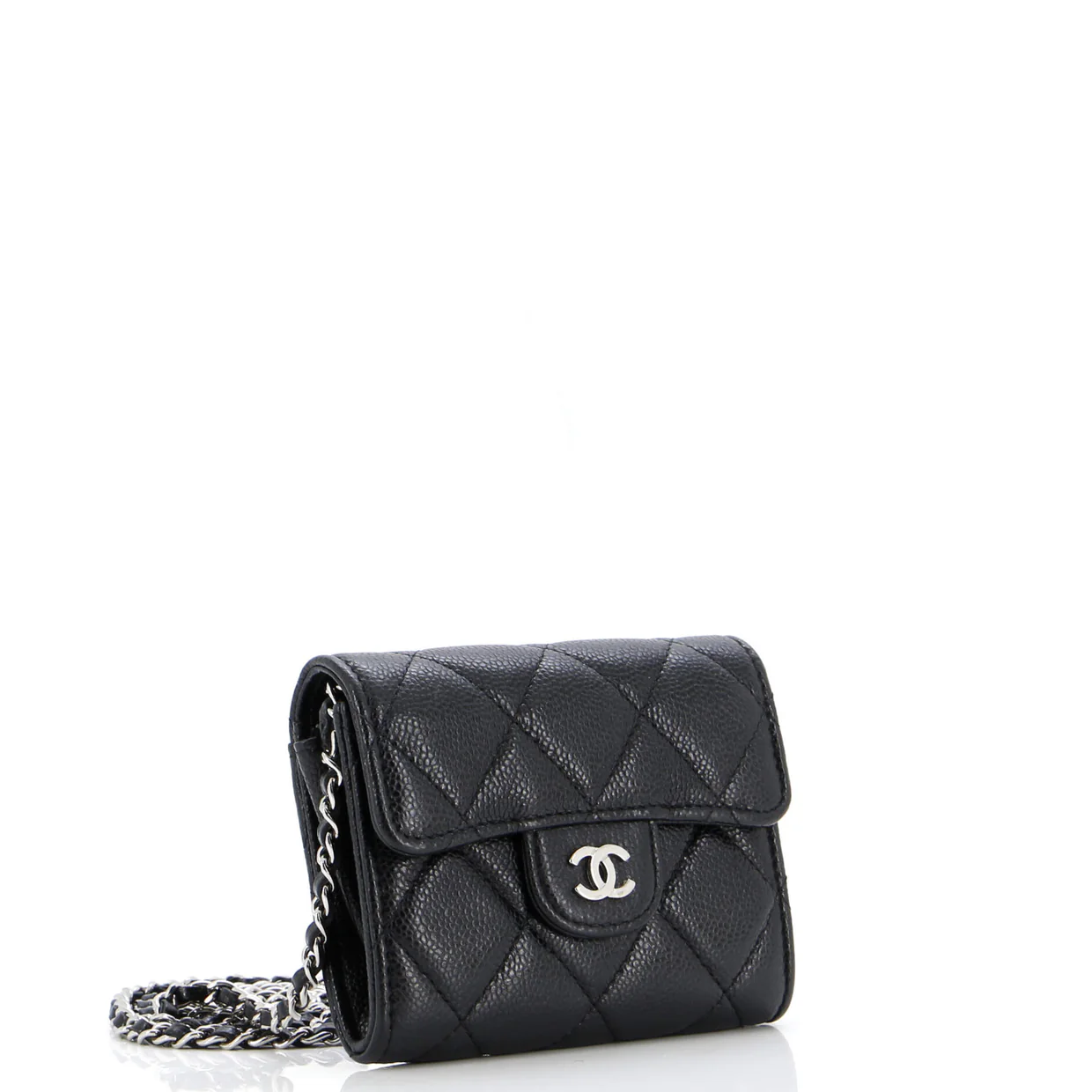 Classic Flap Chain Belt Bag Quilted Caviar Mini - Deep Luxury