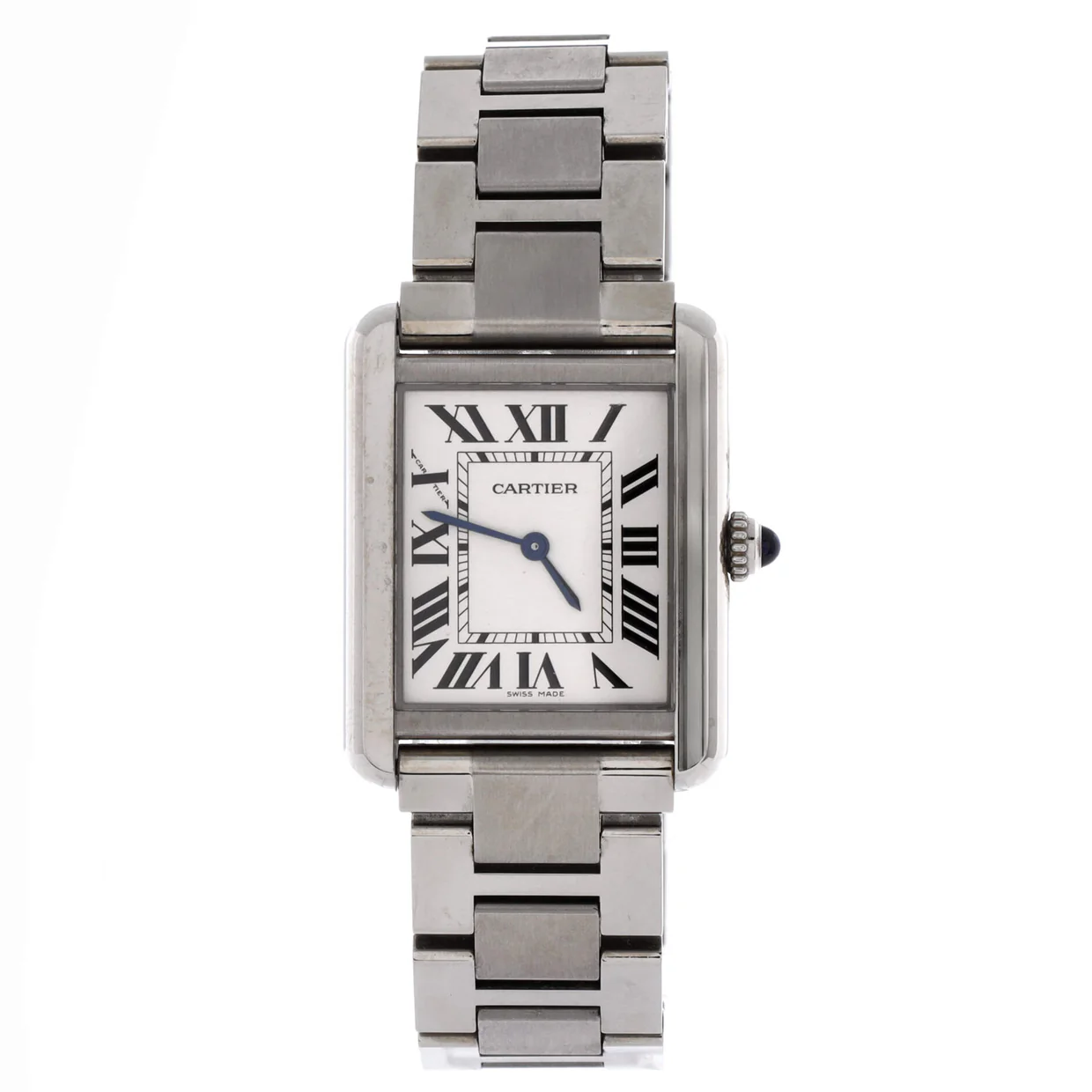 Tank Francaise Quartz Watch Stainless Steel 25 - Deep Luxury
