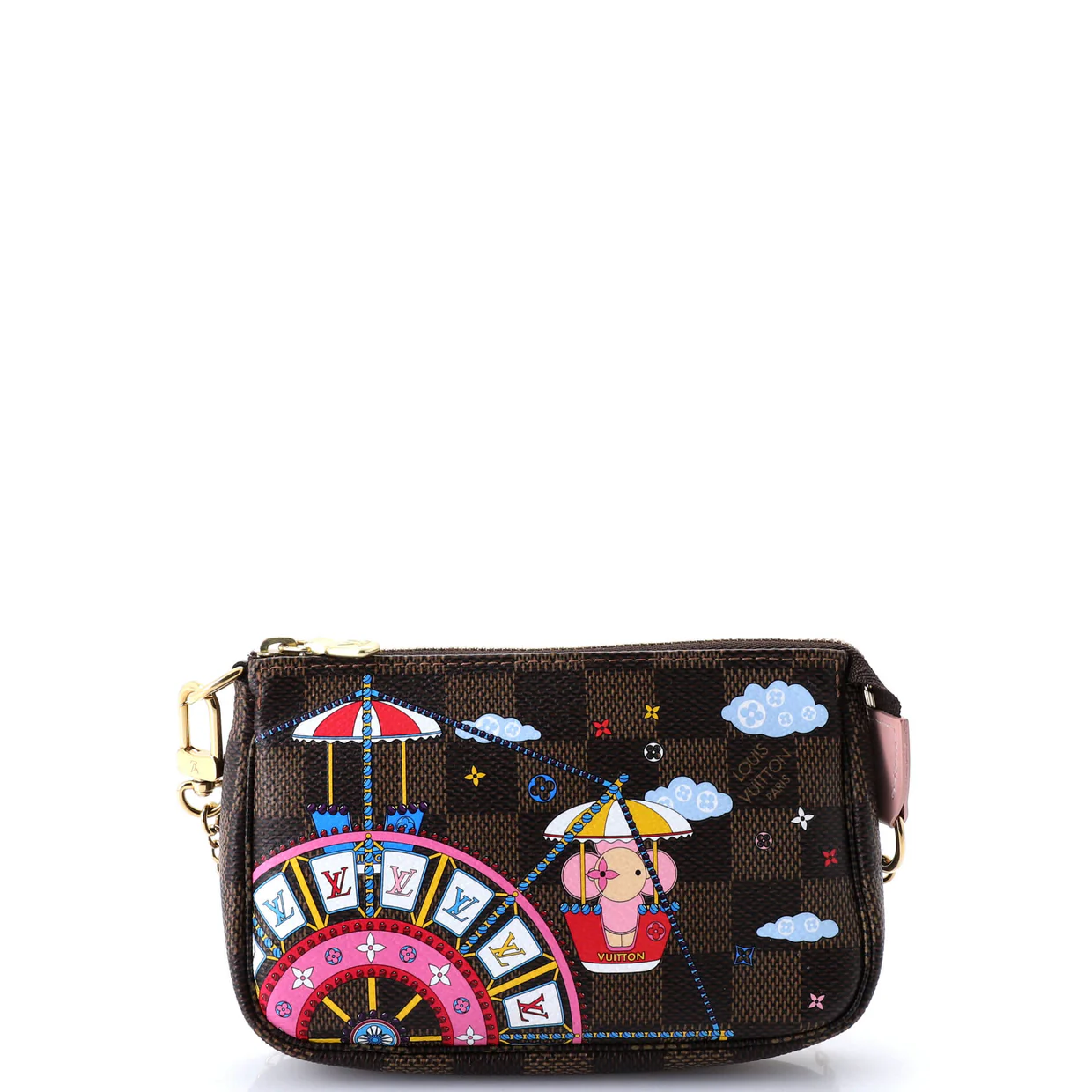 Pochette Accessoires Limited Edition Vivienne Xmas Damier Mini - Deep Luxury