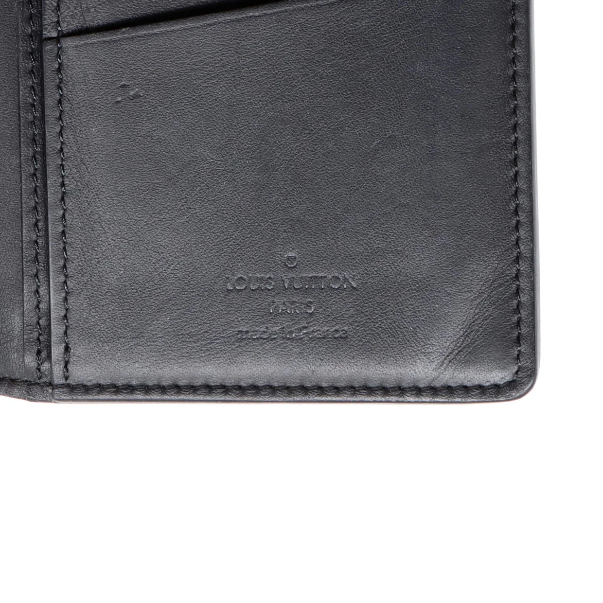Brazza Wallet Monogram Shadow Leather - Deep Luxury