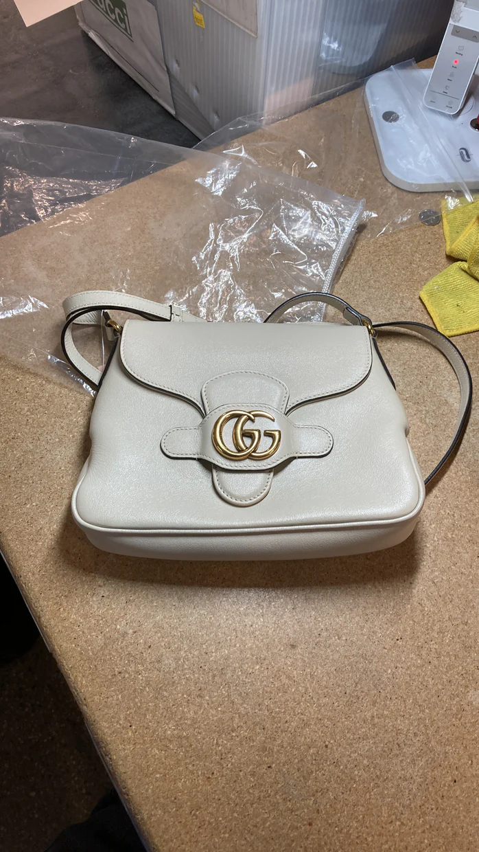 Dahlia Messenger Bag Leather Small - Deep Luxury