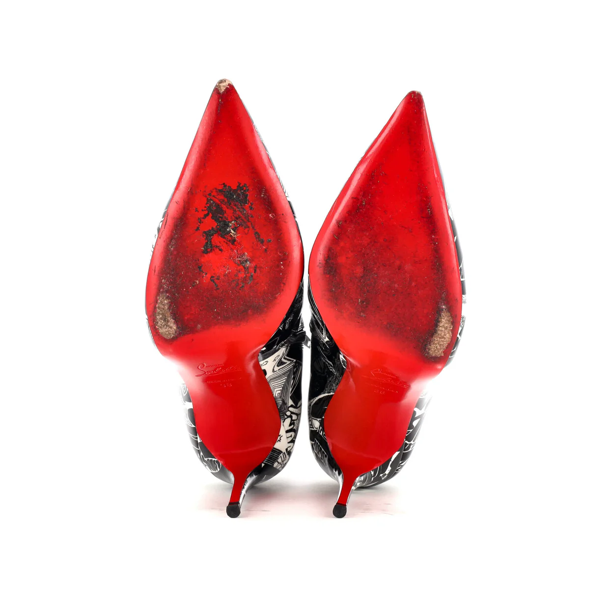 Women's So Kate Booty Ankle Boots Printed Patent 100 - Deep Luxury
