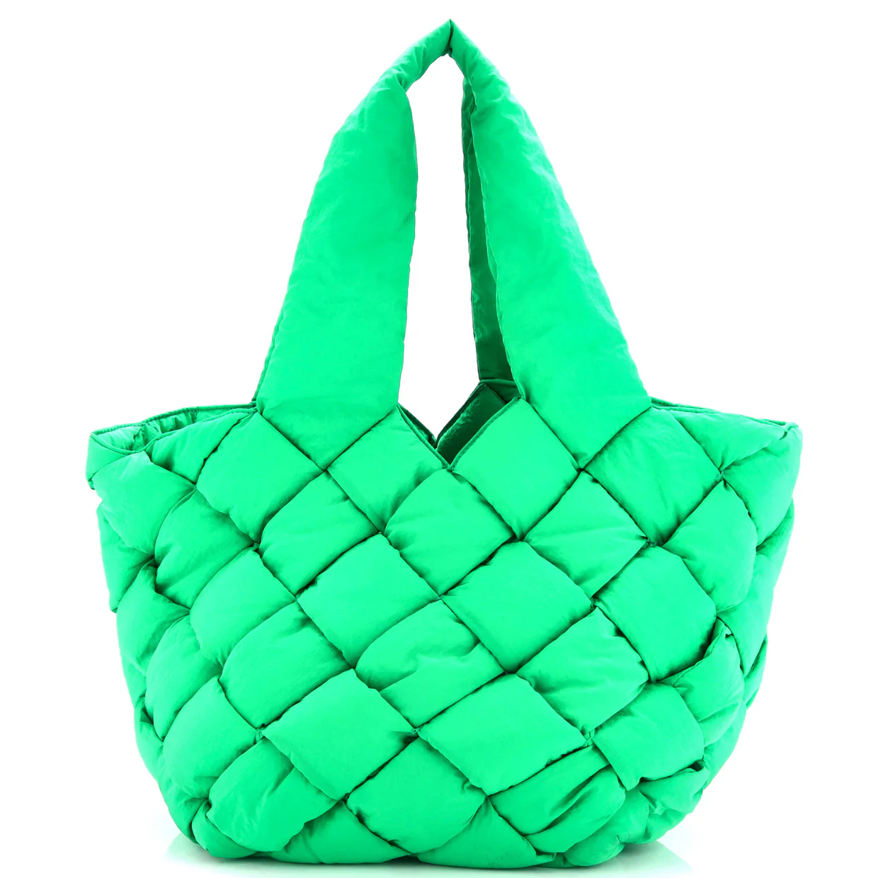 Cassette Paper Tote Intrecciato Nylon - Deep Luxury