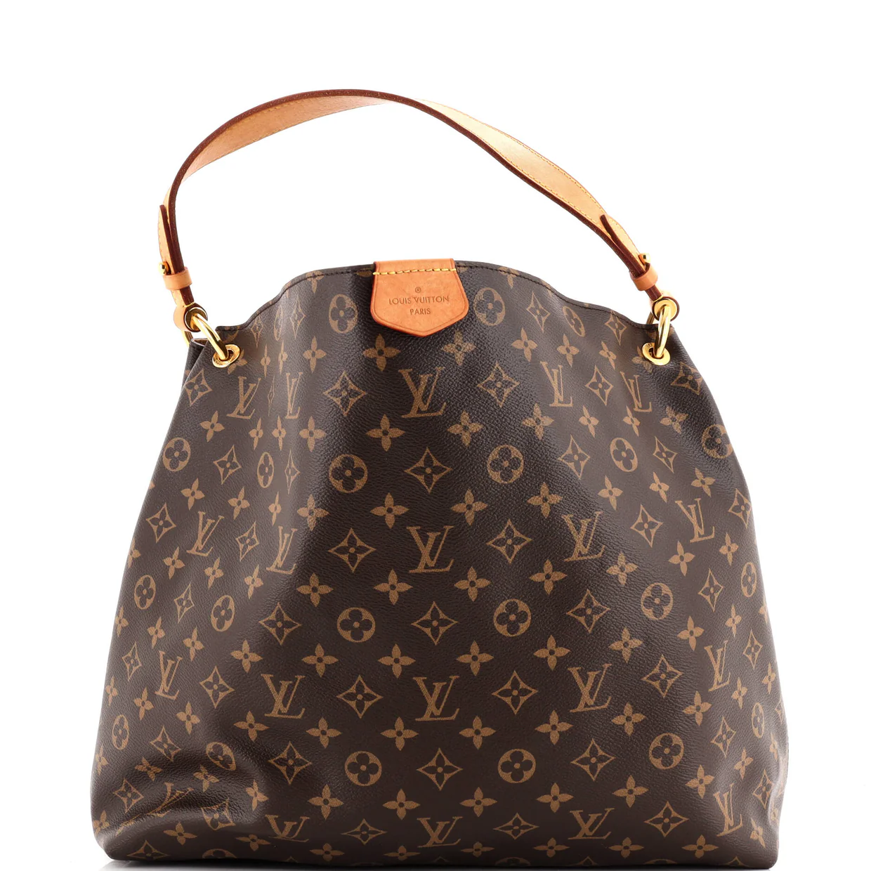 Graceful Handbag Monogram Canvas MM - Deep Luxury