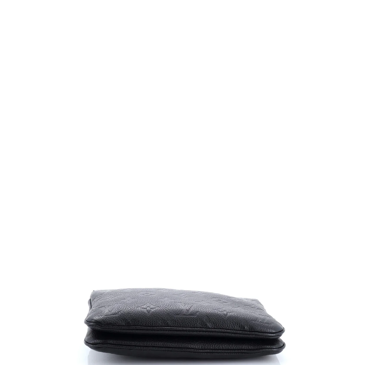 Double Zip Pochette Monogram Empreinte Leather - Deep Luxury