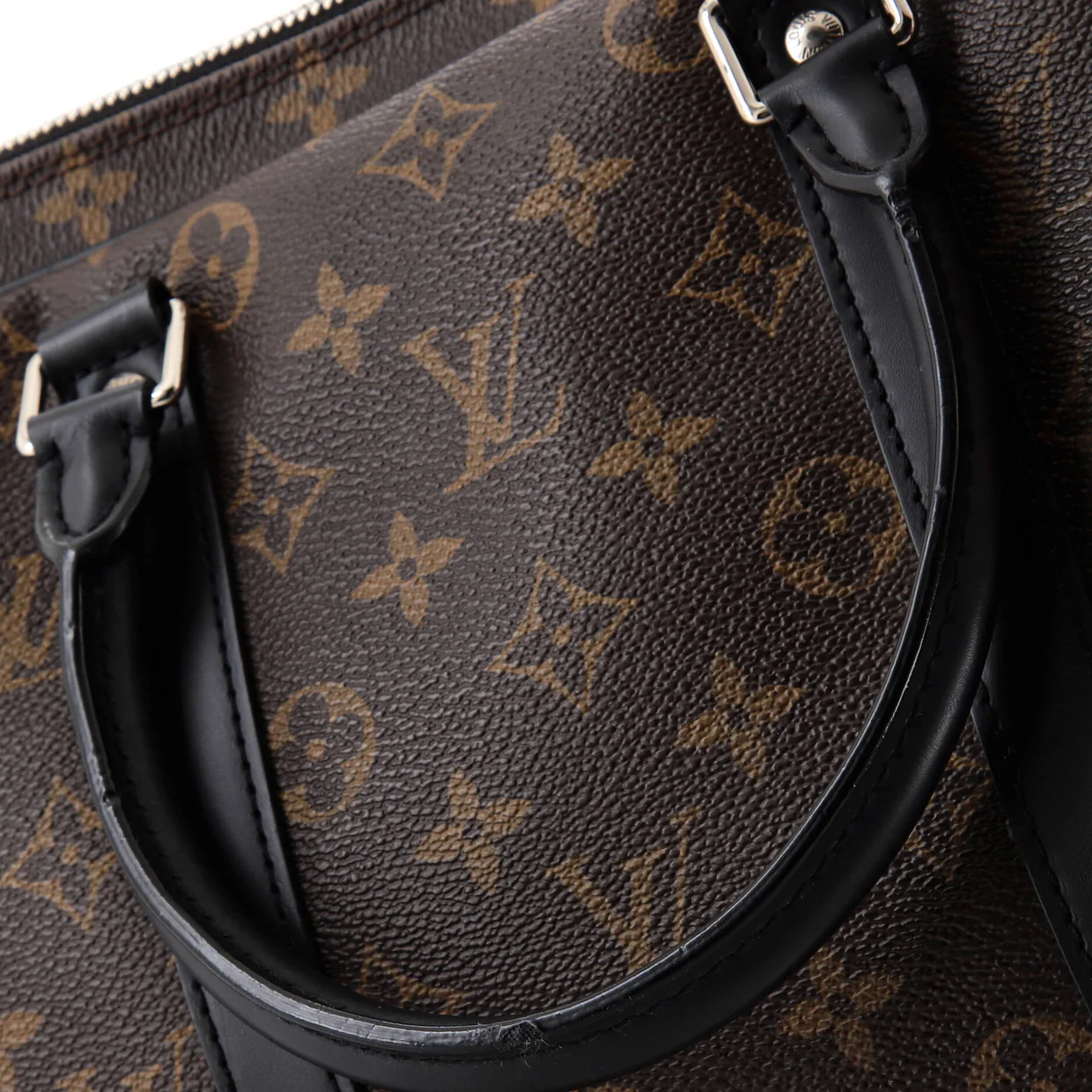 Porte-Documents Voyage Briefcase Macassar Monogram Canvas PM - Deep Luxury