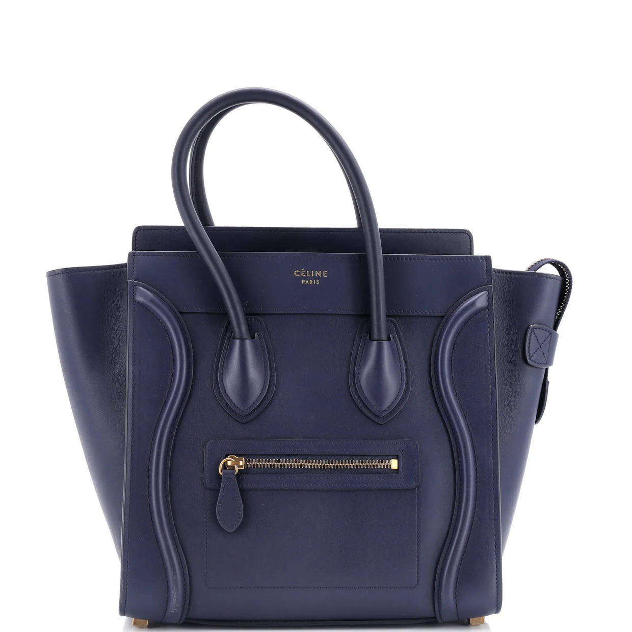 Luggage Bag Smooth Leather Micro - Deep Luxury