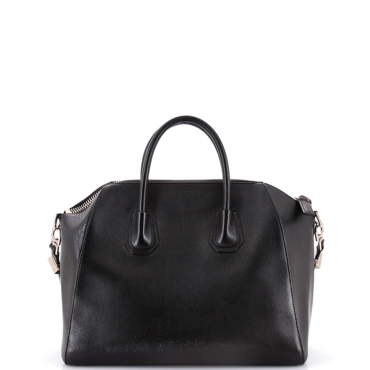 Antigona Bag Glazed Leather Medium - Deep Luxury