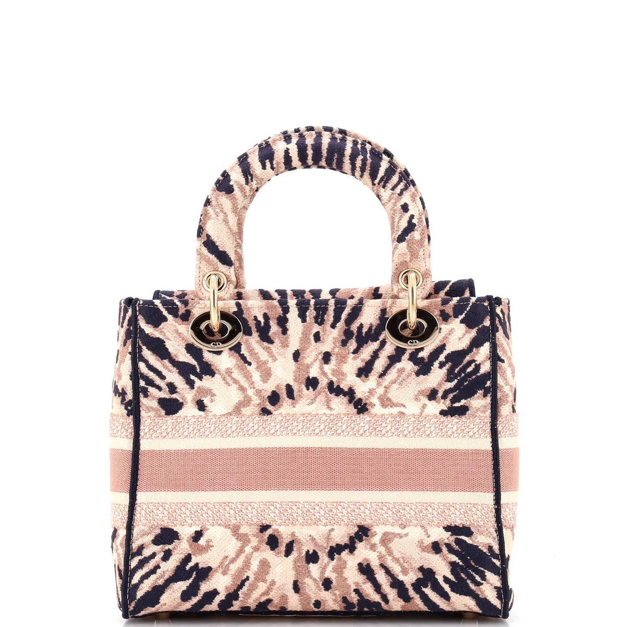 Lady D-Lite Bag Embroidered Canvas Medium - Deep Luxury