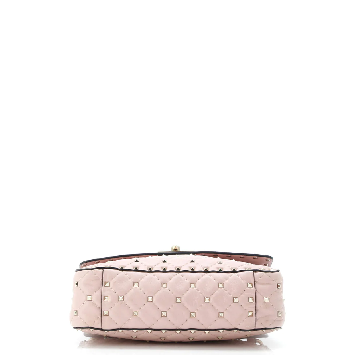 Rockstud Spike Flap Bag Quilted Leather Medium - Deep Luxury