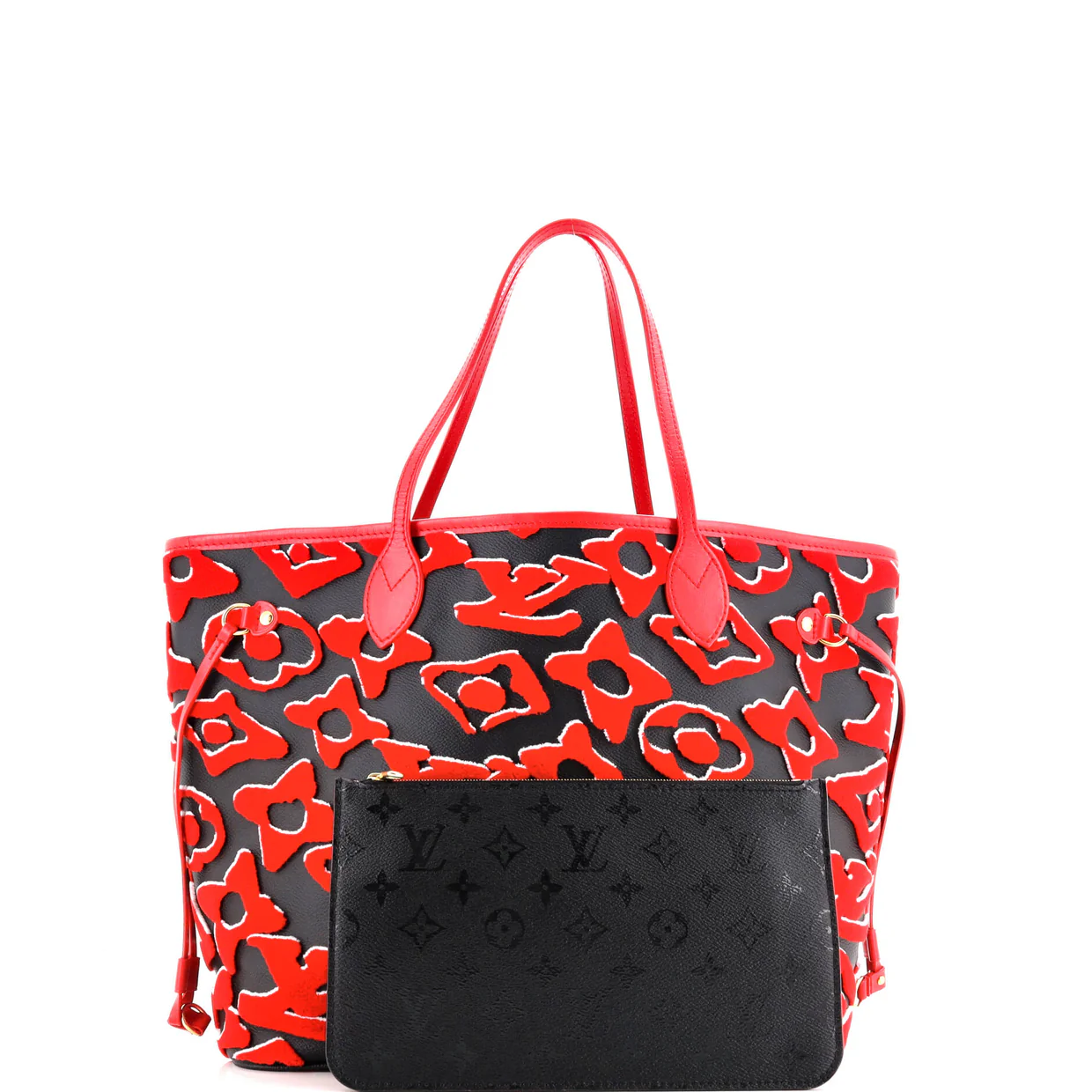 Neverfull NM Tote Limited Edition Urs Fischer Tufted Monogram Canvas MM - Deep Luxury