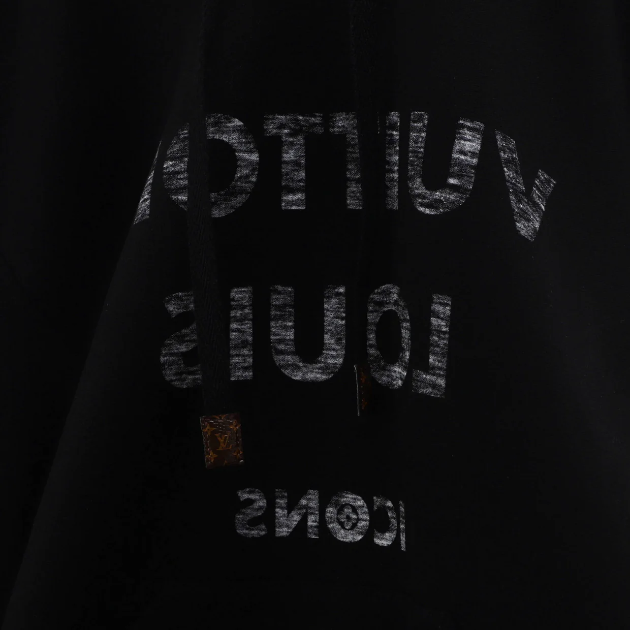 Women's Icons Reverse Logo Hoodie Cotton Blend - Deep Luxury