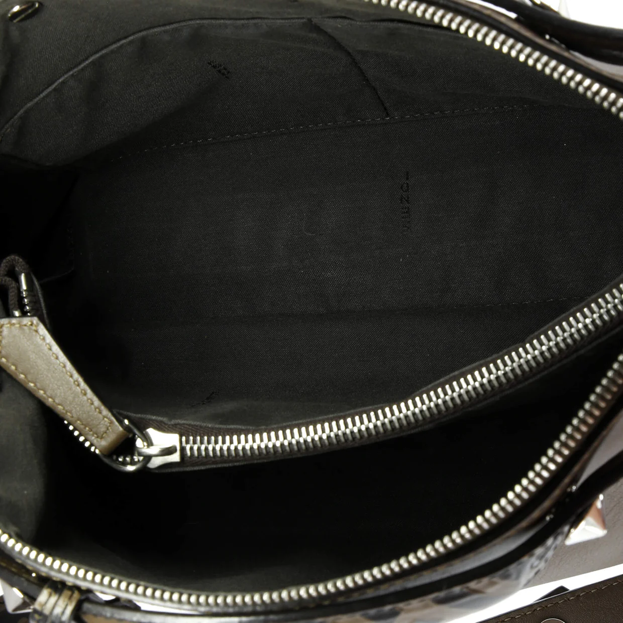 By The Way Satchel Leather with Zucca Embossed Detail Small - Deep Luxury