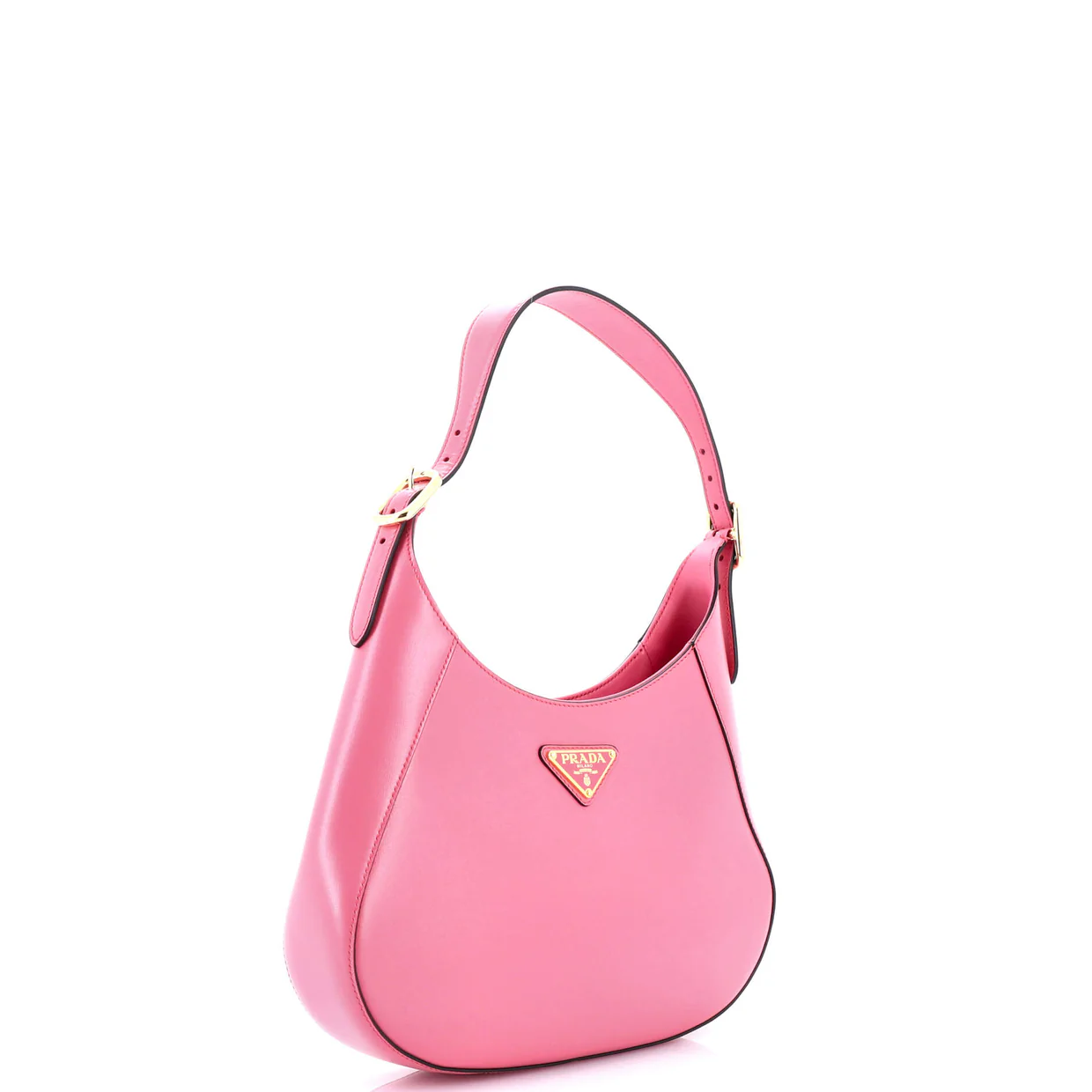 Cleo Shoulder Bag Box Calf Medium - Deep Luxury