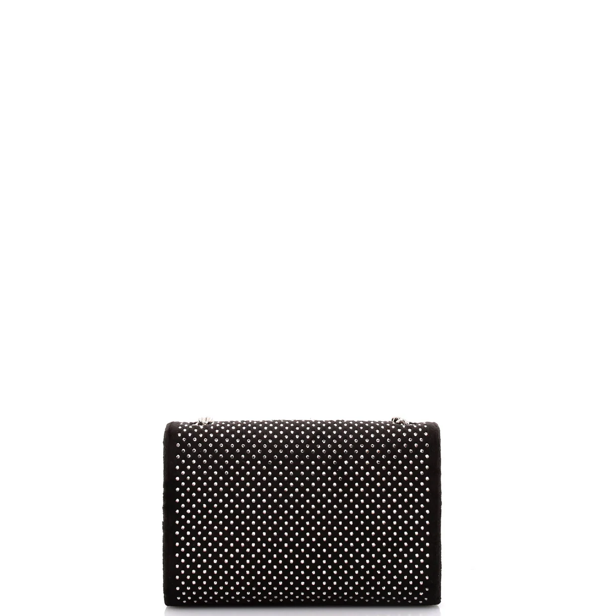 Classic Monogram Crossbody Bag Embellished Velvet Medium - Deep Luxury