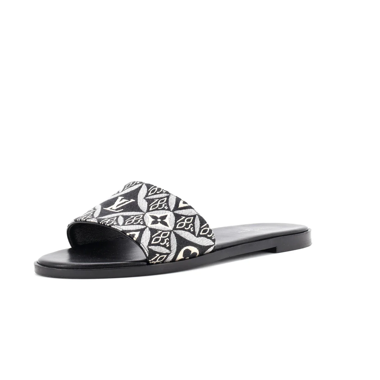 Women's Lock It Flat Mule Sandals Limited Edition Colored Monogram Giant - Deep Luxury