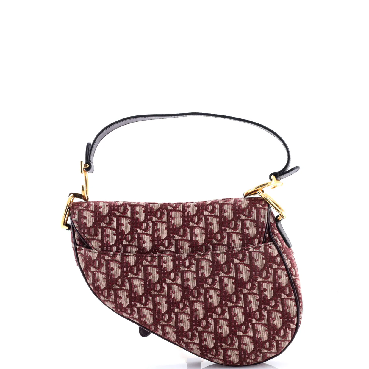 Saddle Handbag Oblique Canvas Medium - Deep Luxury