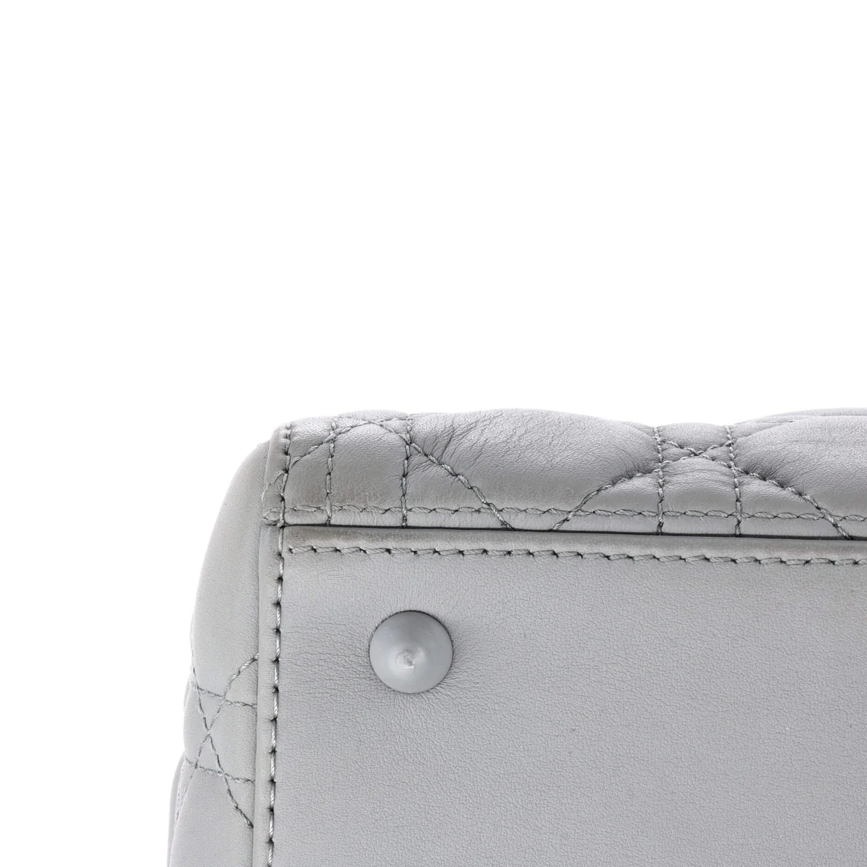 Ultra Matte Lady Dior Bag Cannage Quilt Calfskin Medium - Deep Luxury