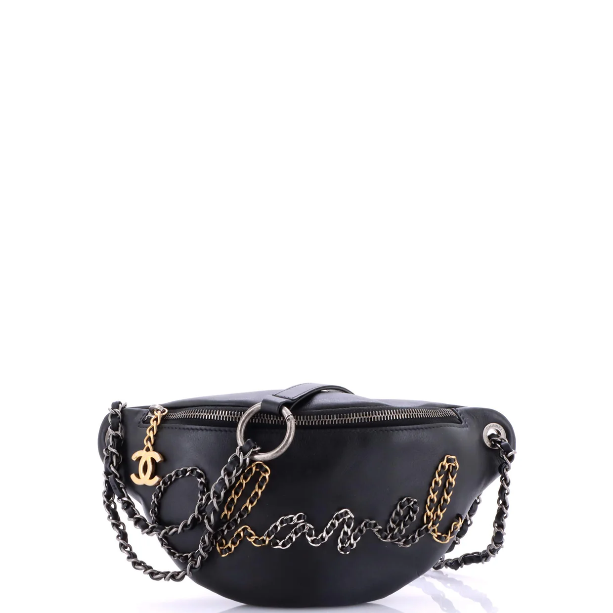 Chain Signe Waist Bag Calfskin - Deep Luxury