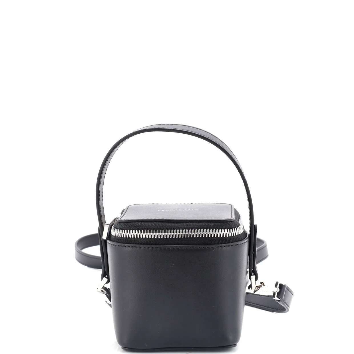 Gancicni Top Handle Vanity Case Leather Micro - Deep Luxury