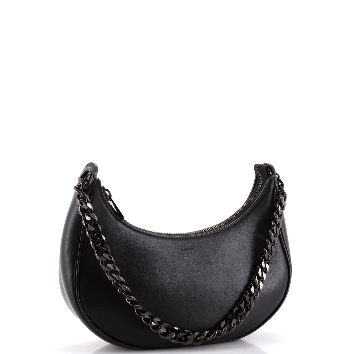 Ava Chain Bag Leather Medium - Deep Luxury