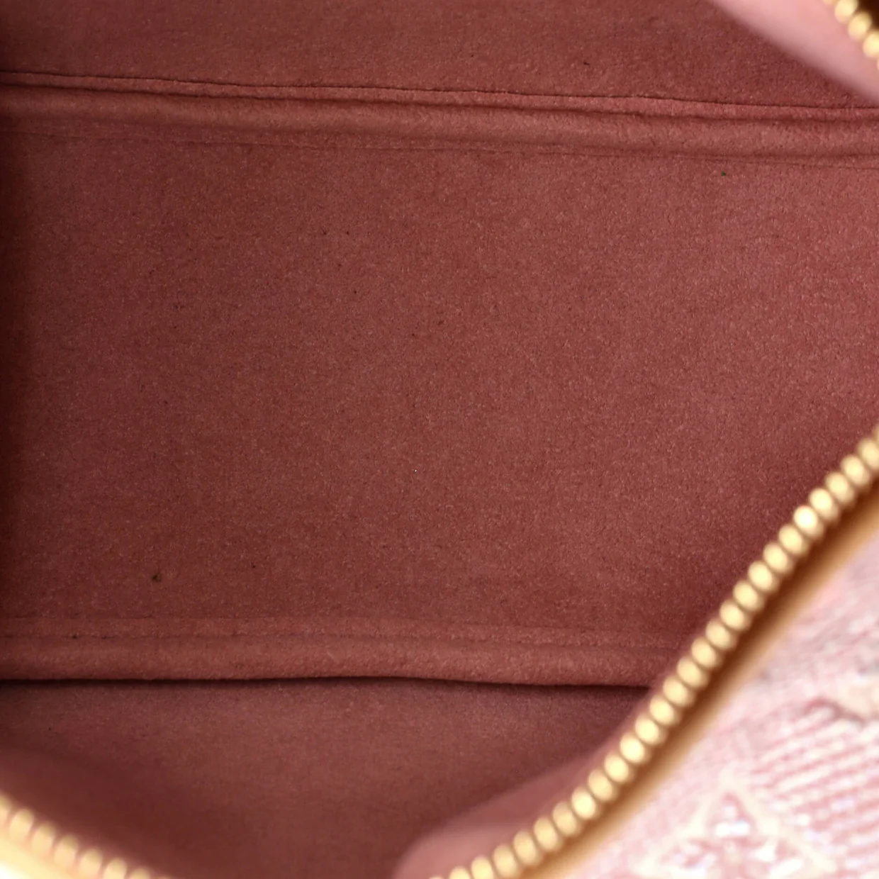 Side Trunk Handbag Monoglam Jacquard Canvas MM - Deep Luxury