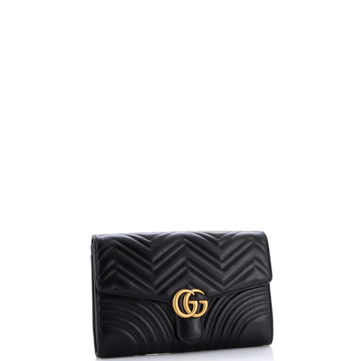 GG Marmont Flap Clutch Matelasse Leather - Deep Luxury