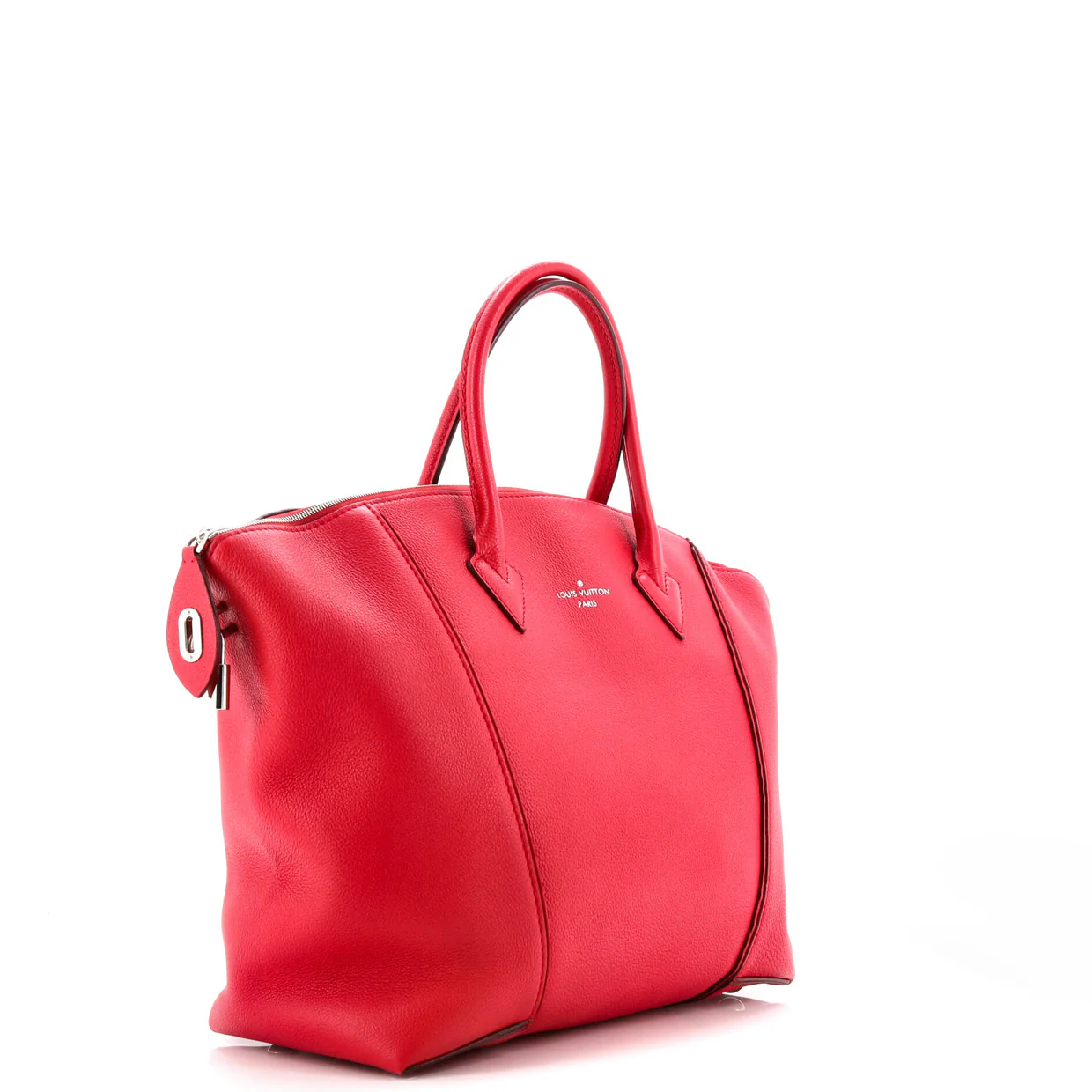 Soft Lockit Handbag Leather MM - Deep Luxury