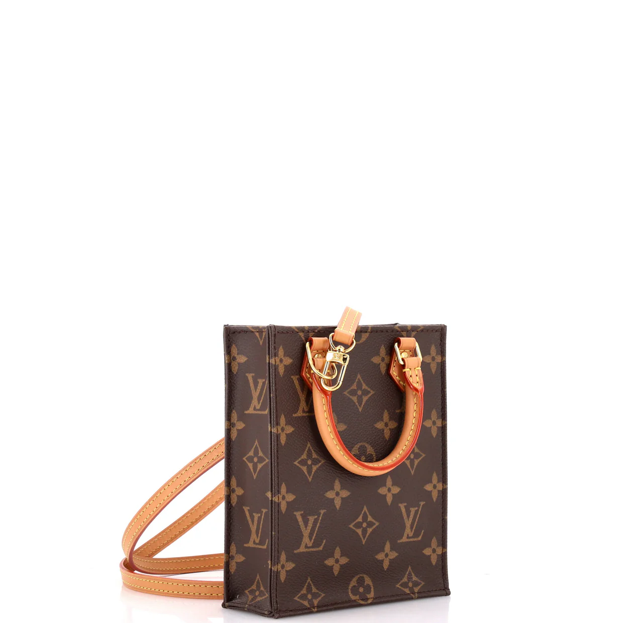 Petit Sac Plat Bag Monogram Canvas - Deep Luxury