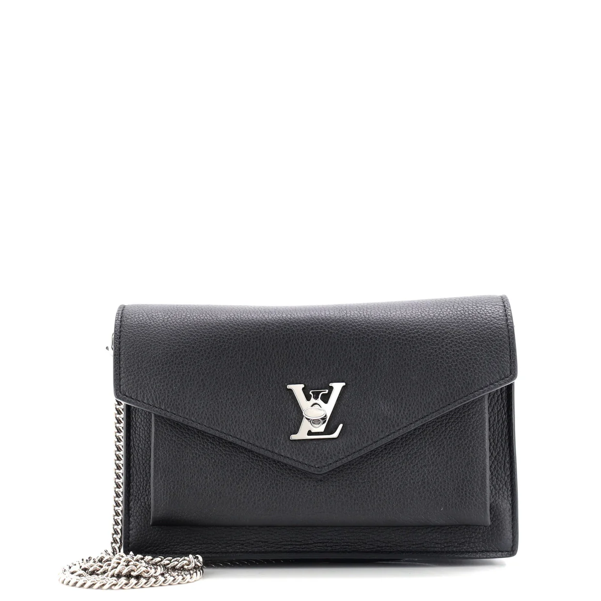 Mylockme Chain Pochette Leather - Deep Luxury