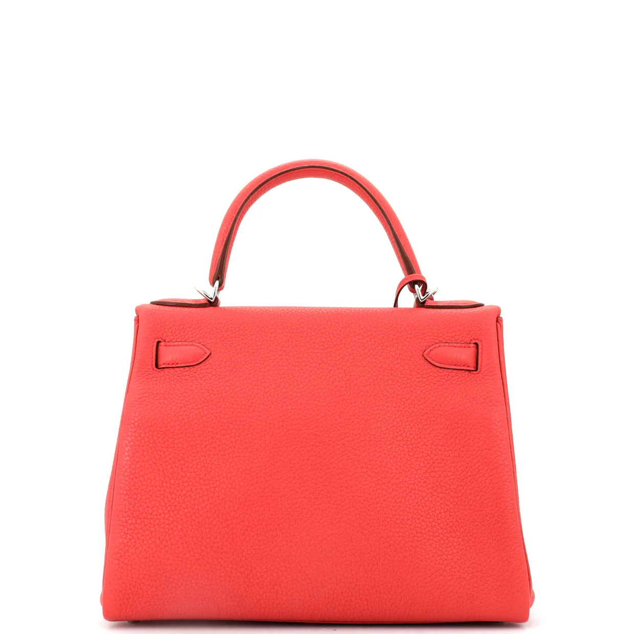 Kelly Handbag Bougainvillier Togo with Palladium Hardware 28 - Deep Luxury