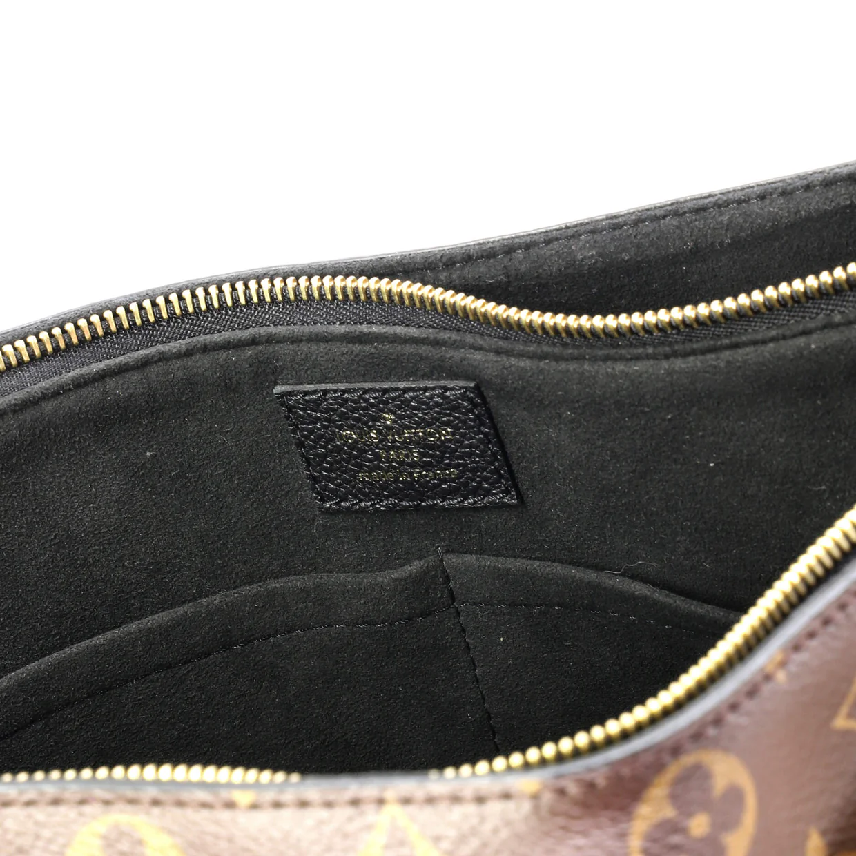 Surene Handbag Monogram Canvas with Leather MM - Deep Luxury