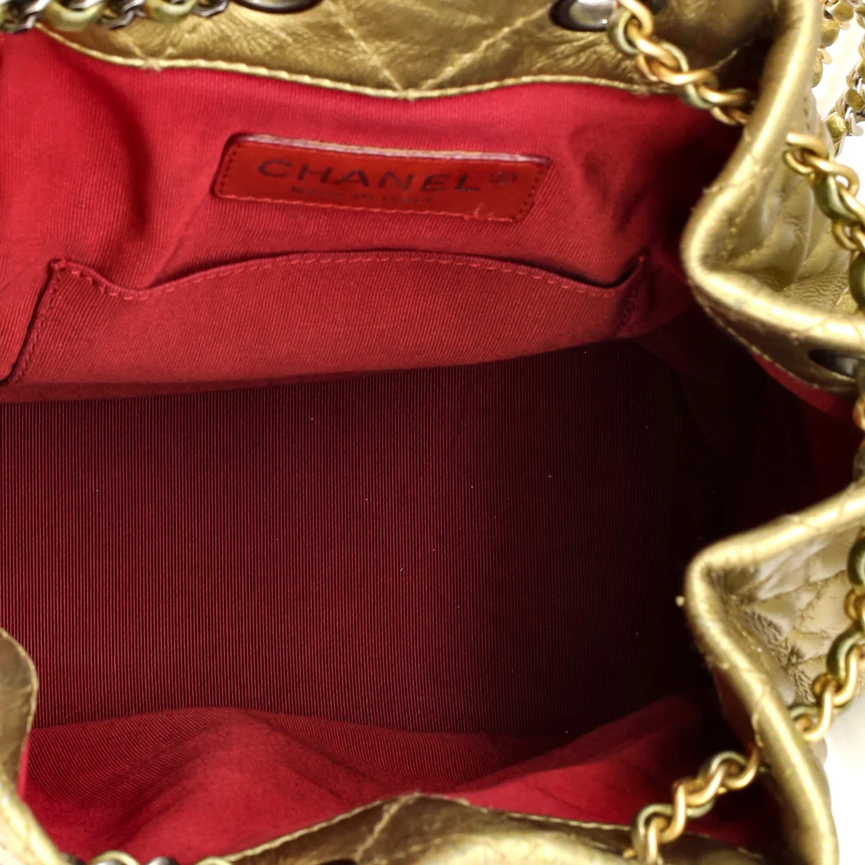 Gabrielle Backpack Quilted Aged Calfskin Small - Deep Luxury