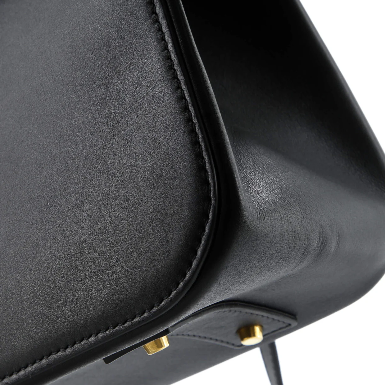 Virtus Top Handle Bag Leather Medium - Deep Luxury