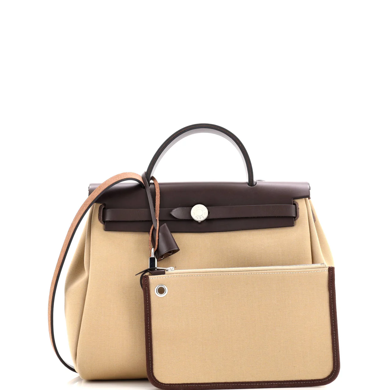 Herbag Zip Leather and Toile 31 - Deep Luxury