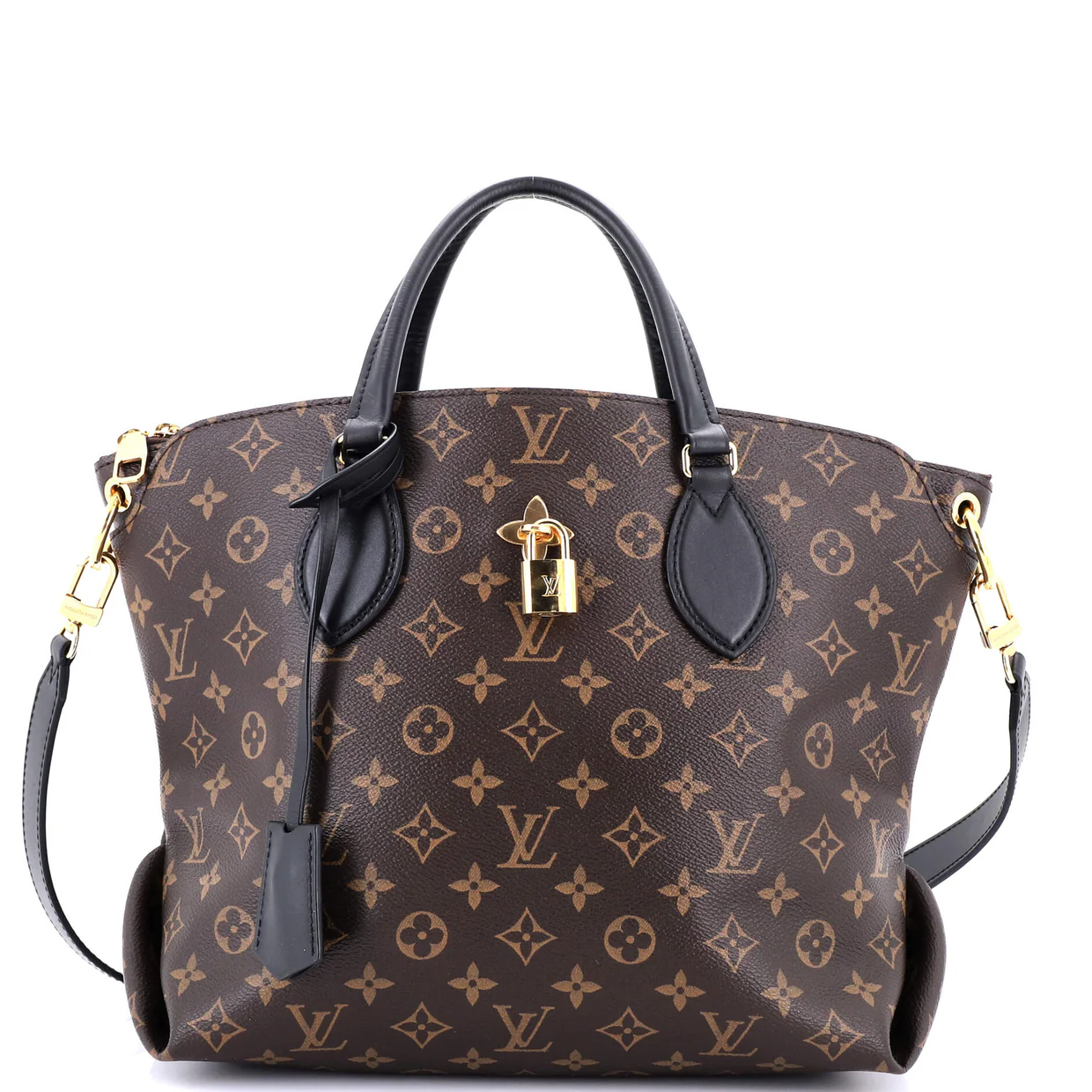 Flower Zipped Tote Monogram Canvas MM - Deep Luxury