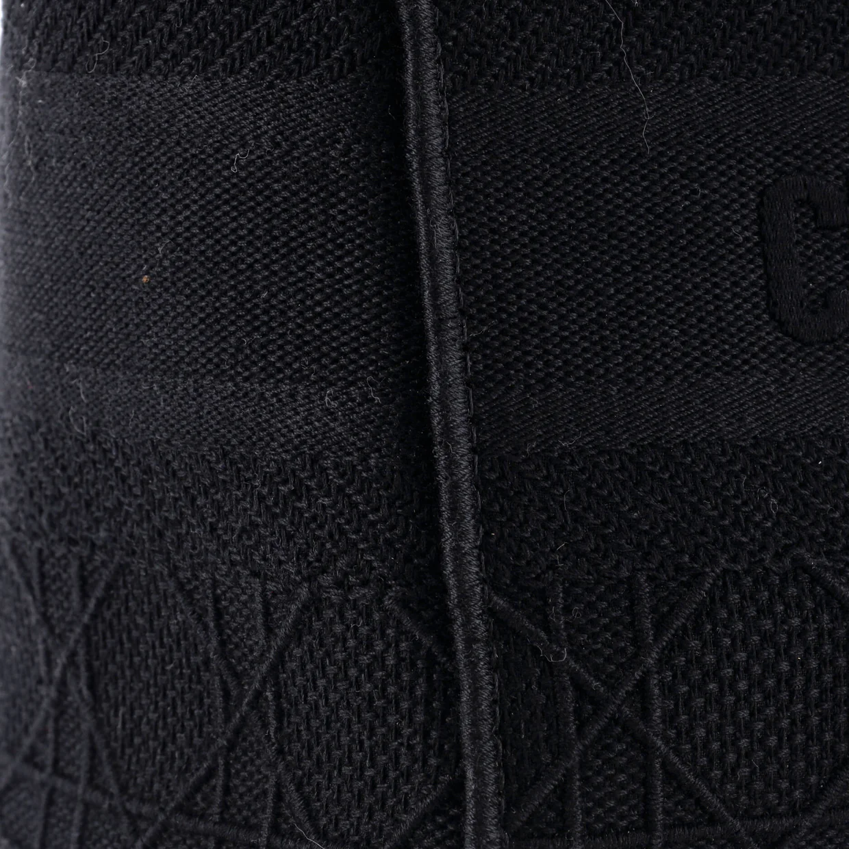 Lady D-Lite Bag Cannage Embroidered Canvas Medium - Deep Luxury
