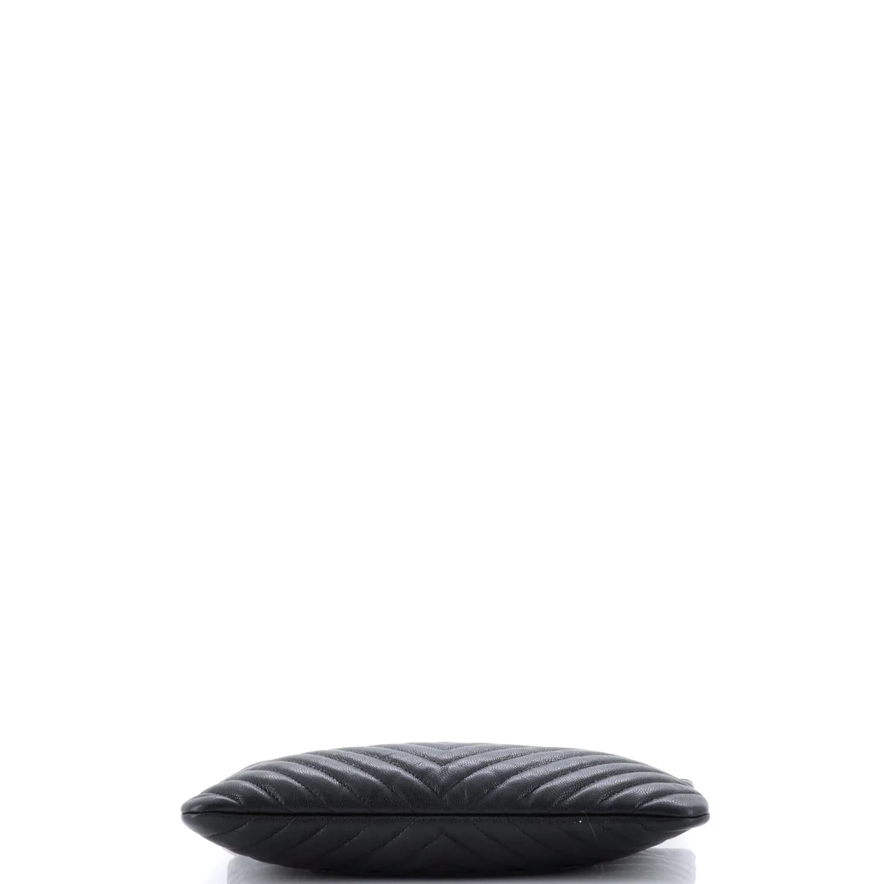 O Case Clutch Chevron Caviar Medium - Deep Luxury