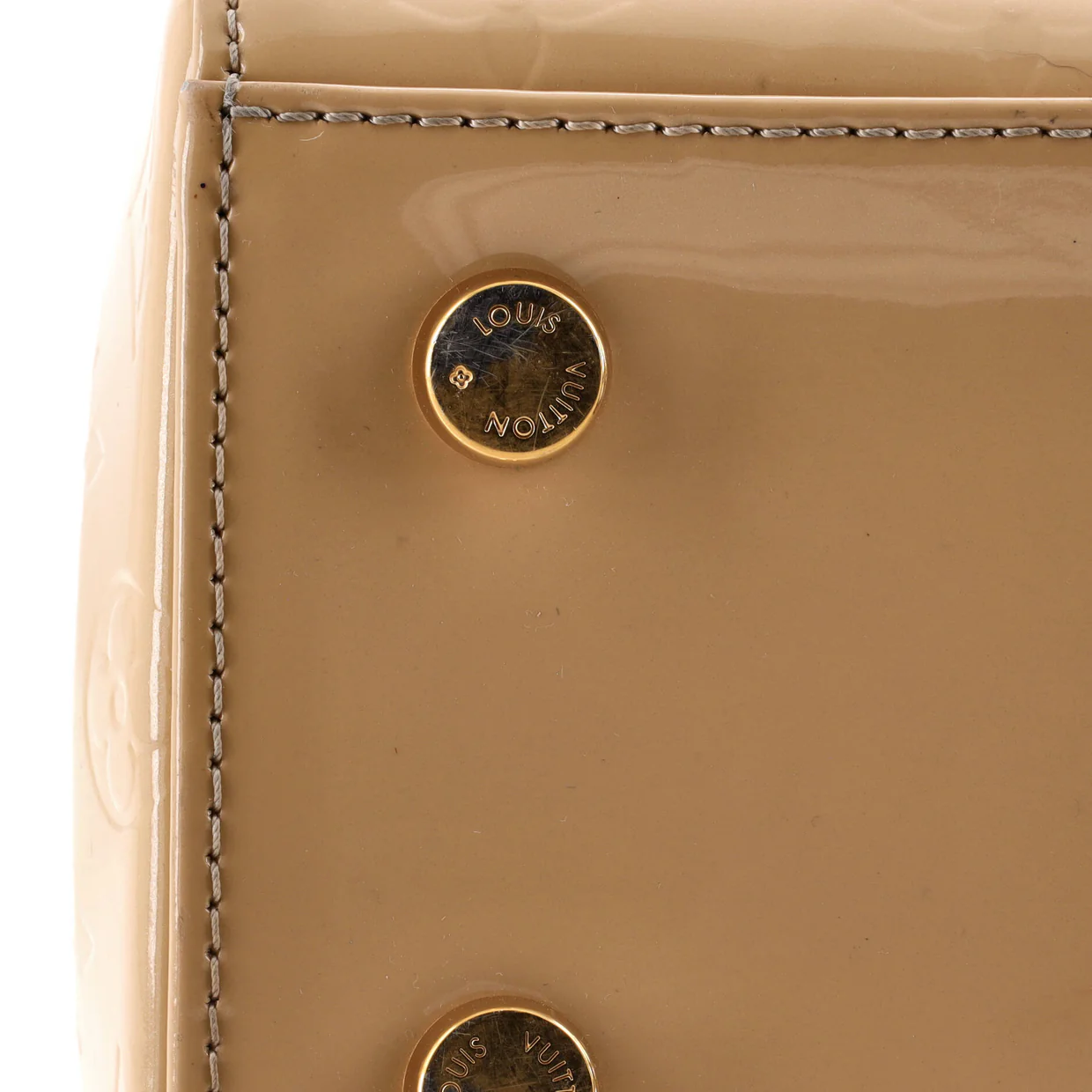 Brea Handbag Monogram Vernis MM - Deep Luxury