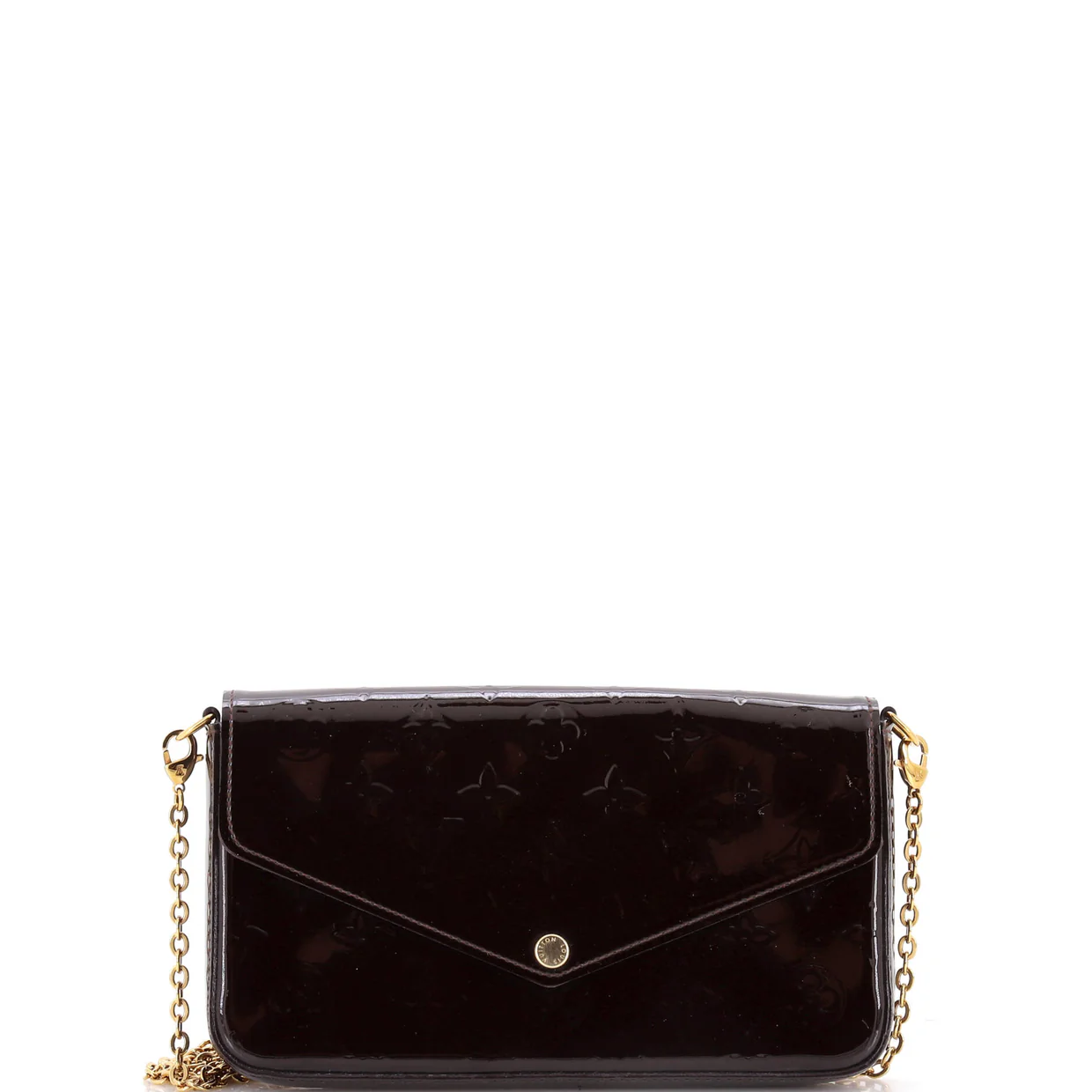 Felicie Pochette Monogram Vernis - Deep Luxury