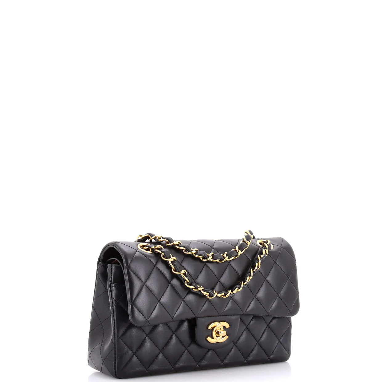Classic Double Flap Bag Quilted Lambskin Small - Deep Luxury
