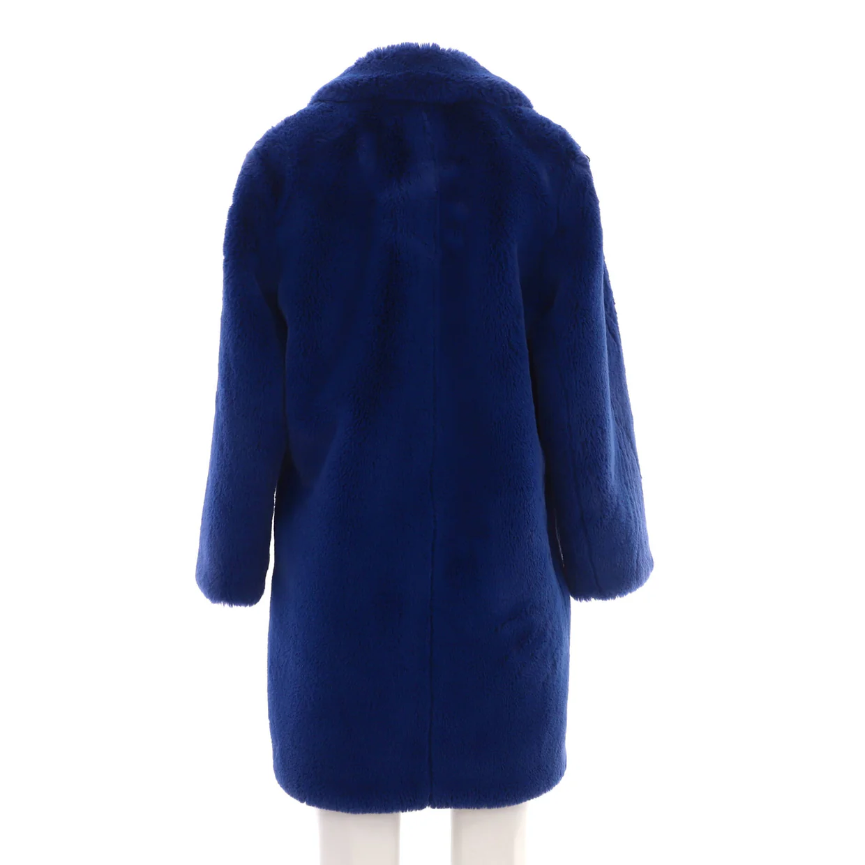 Women's Toggle Closure Coat Faux Fur - Deep Luxury