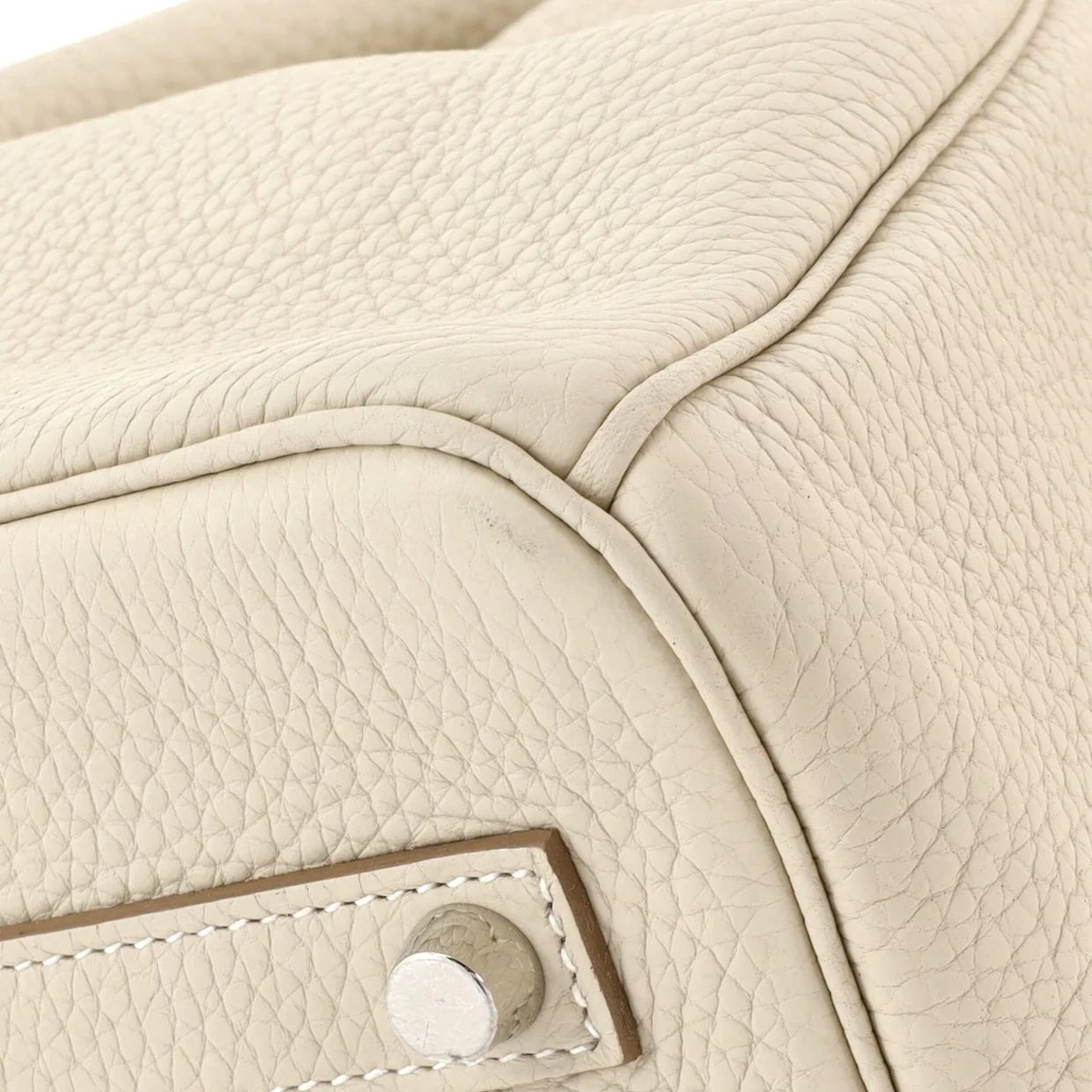 Birkin Handbag Light Clemence with Palladium Hardware 35 - Deep Luxury