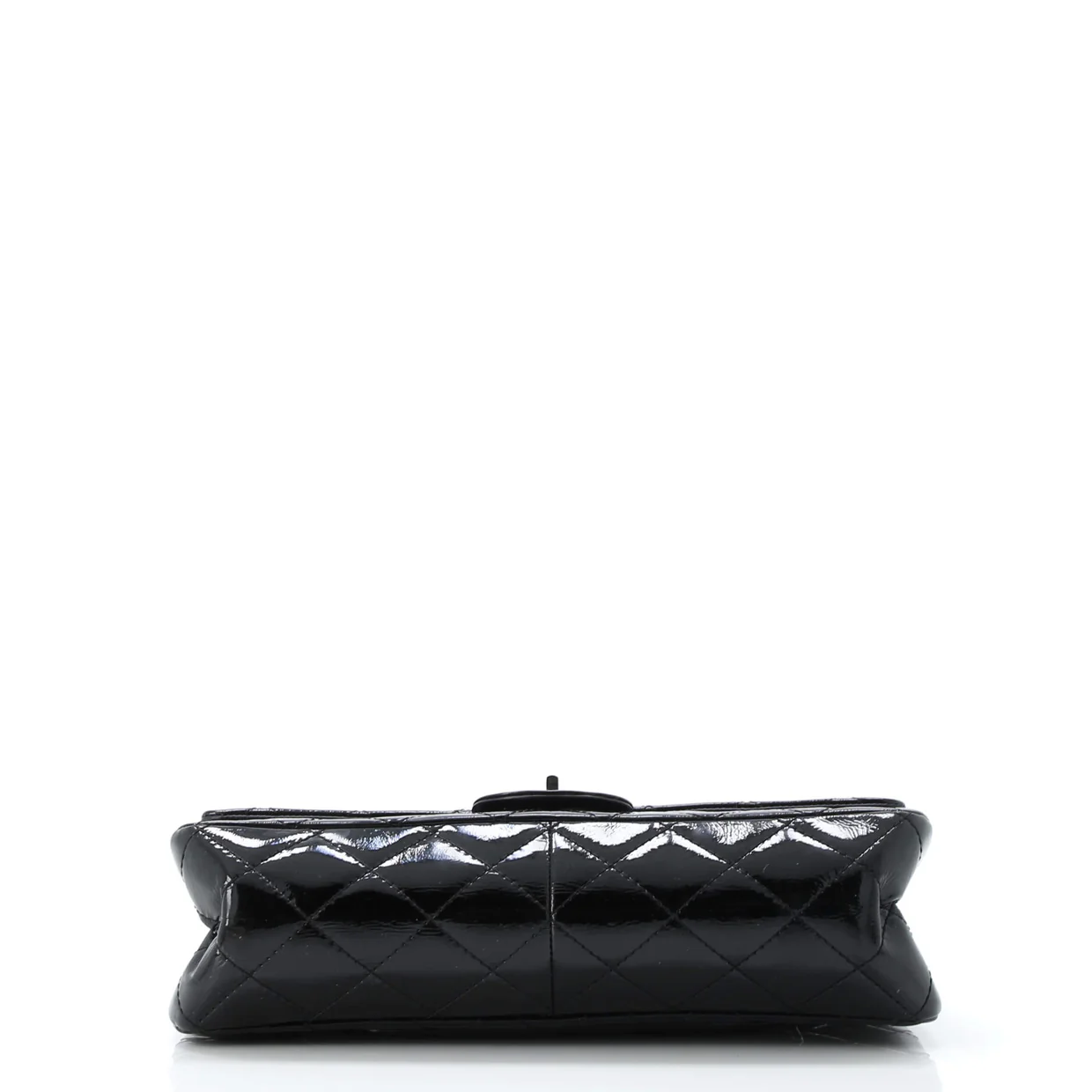 Reissue 2.55 Flap Bag Quilted Crinkled Patent 227 - Deep Luxury