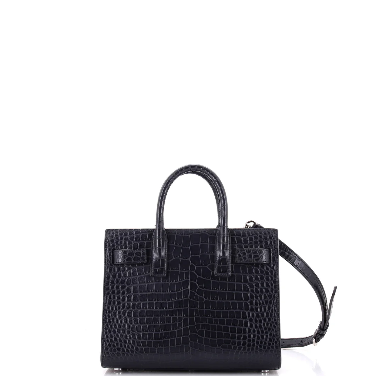 Sac de Jour NM Bag Crocodile Embossed Leather Nano - Deep Luxury