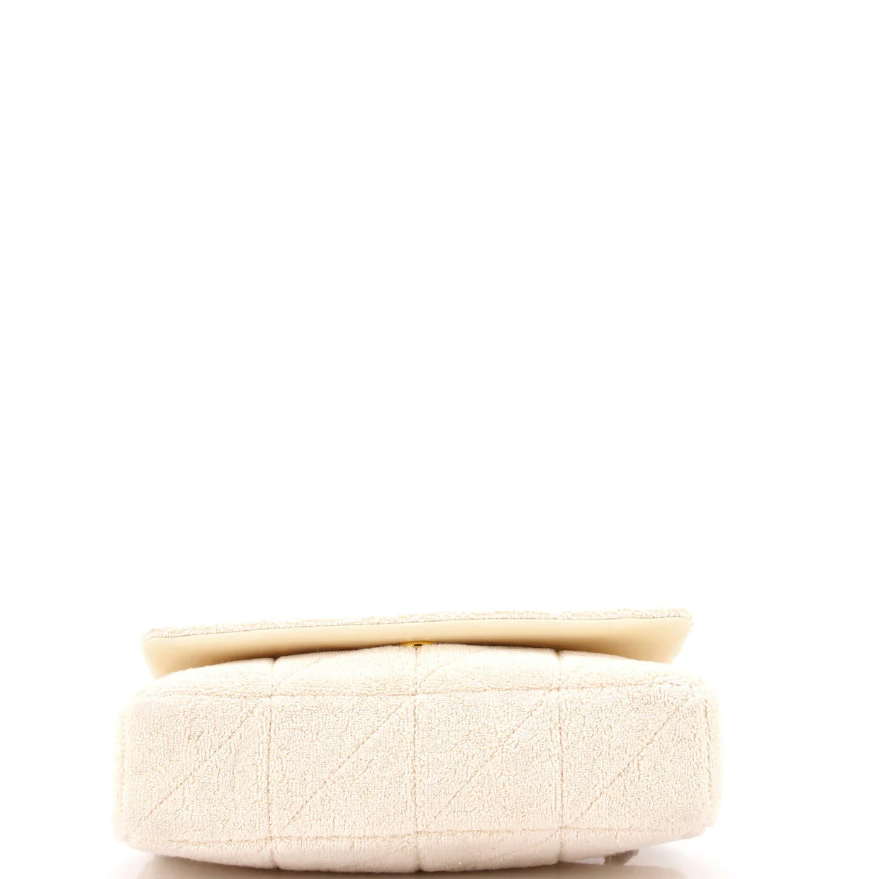 Jamie Baguette Shoulder Bag Quilted Terry Cloth Medium - Deep Luxury