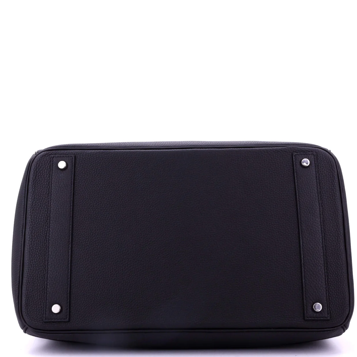 HAC Birkin Bag Noir Togo with Brushed Palladium Hardware 40 - Deep Luxury