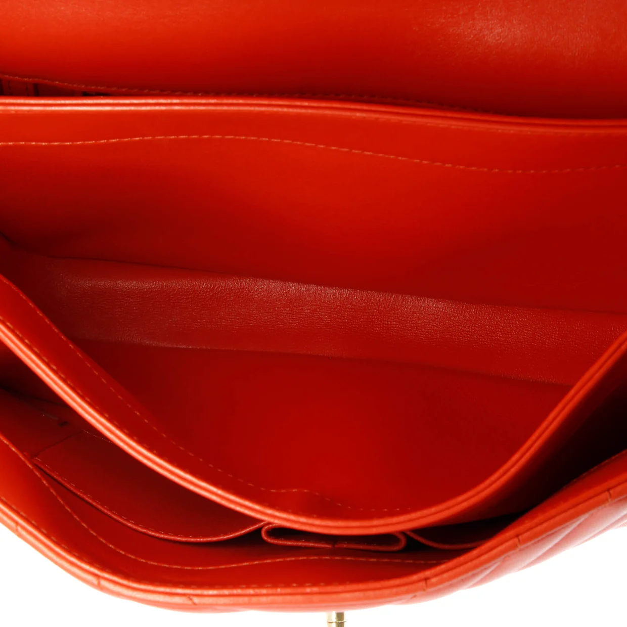 Trendy CC Top Handle Bag Chevron Lambskin Medium - Deep Luxury