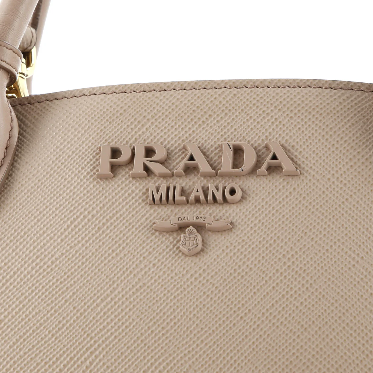 Monochrome Tote Saffiano with City Calf Small - Deep Luxury